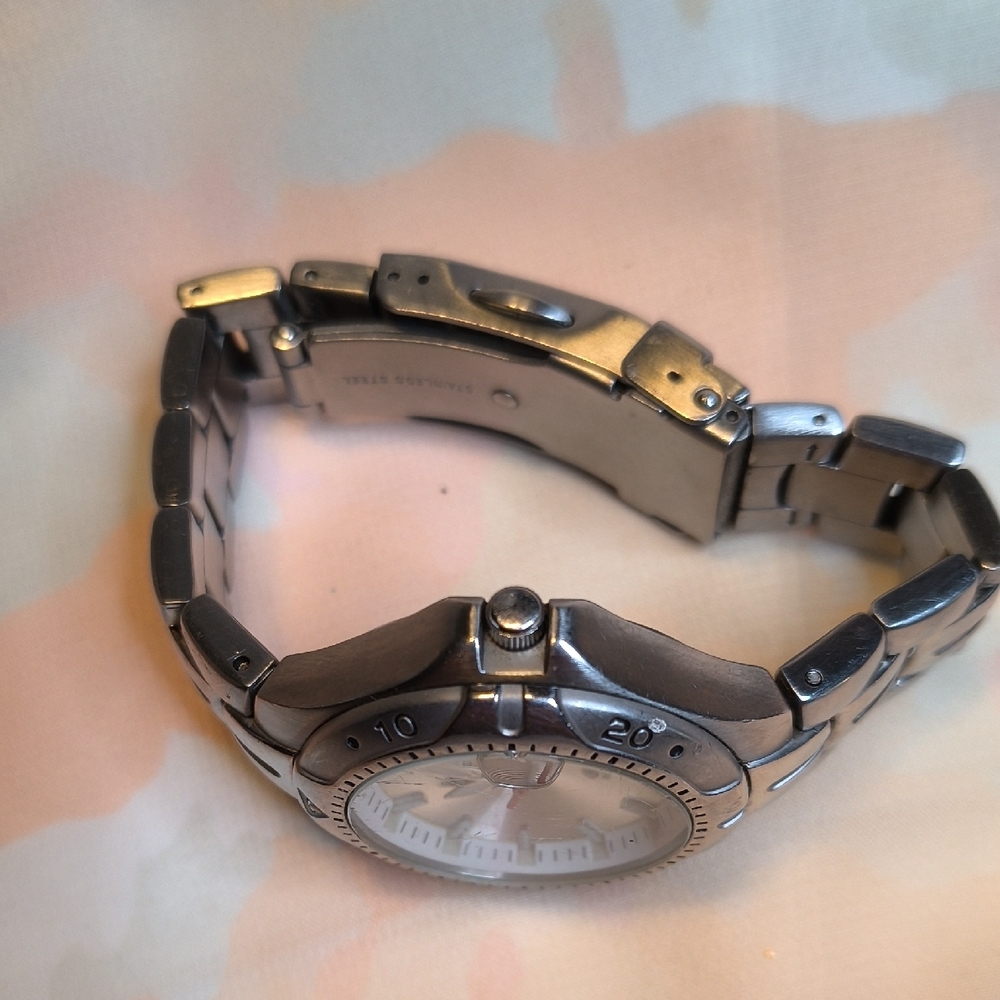 Women's Silver Watch with Date Display - Picture 6 of 7